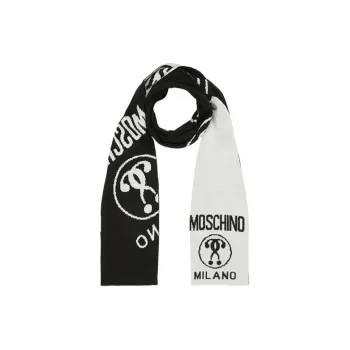 MOSCHINO Wool Knit Scarves Men's Multicolor