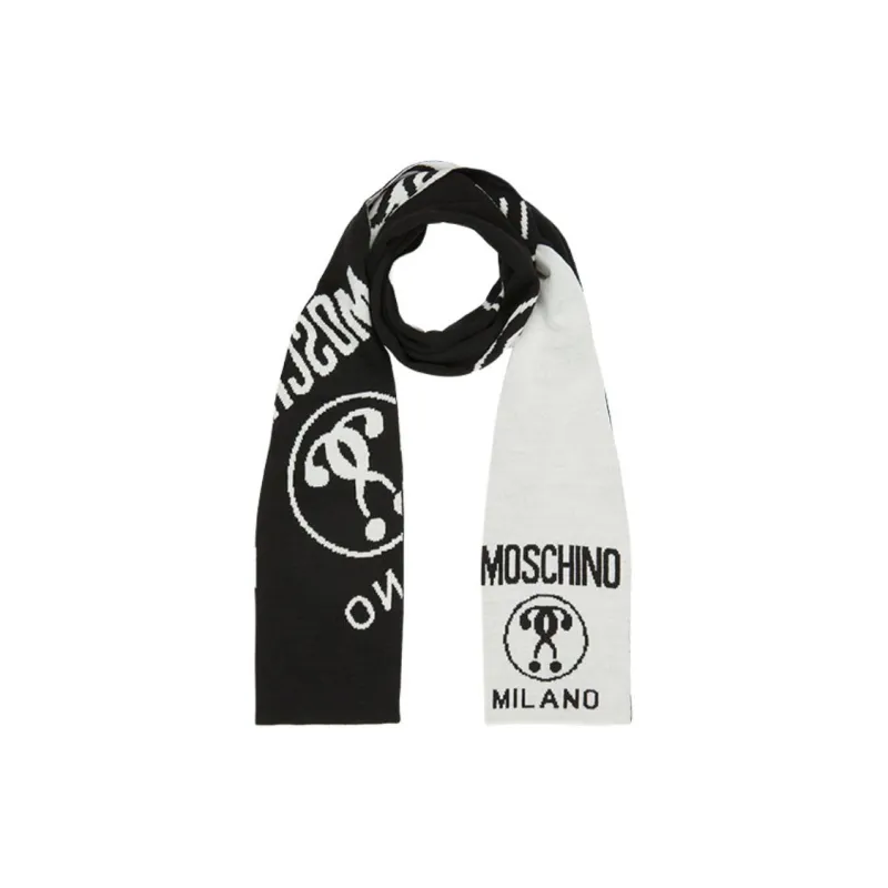 MOSCHINO Wool Knit Scarves Men's Multicolor-1