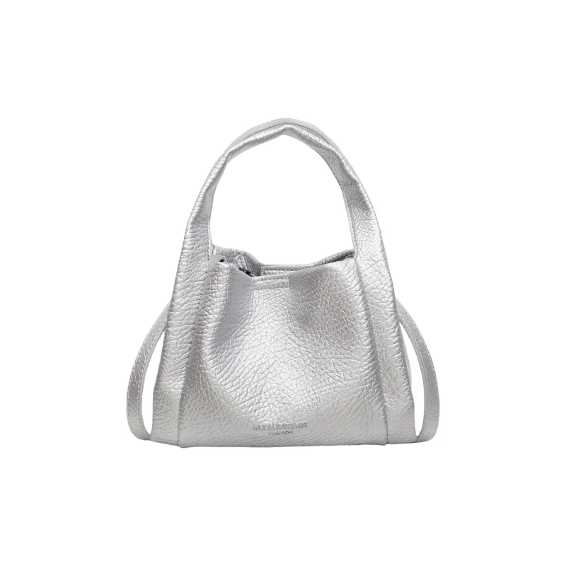 ZAVC PU Crossbody One Shoulder Handbag Women's Silver/Black/White/Yellow-0