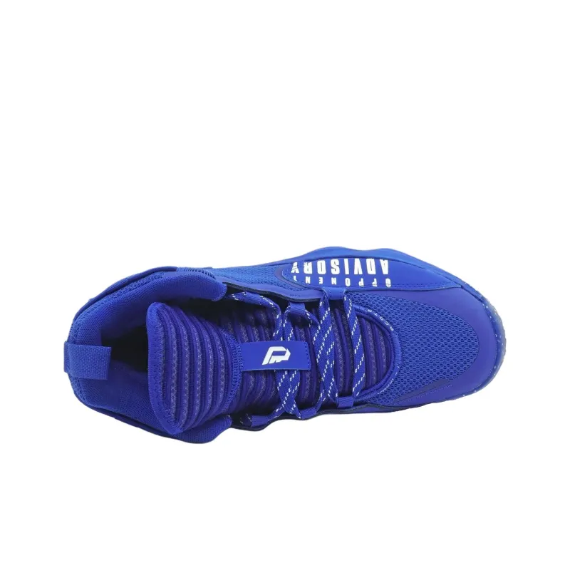 Adidas Dame 7 Anti Slip Wear Resistant Low Top Basketball Shoes Men's Blue-2