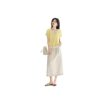 XWI Knitwear Women's Goose Egg Yellow