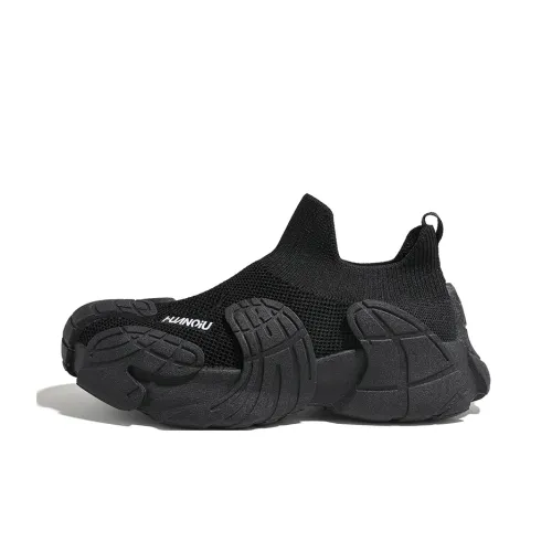 HUANQIU Abrasion Resistant Coverage Height Increase Low Top Chunky Sneakers Women's