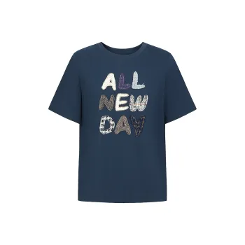 JZ. ANNAKRO T Shirts Women's Dark Blue