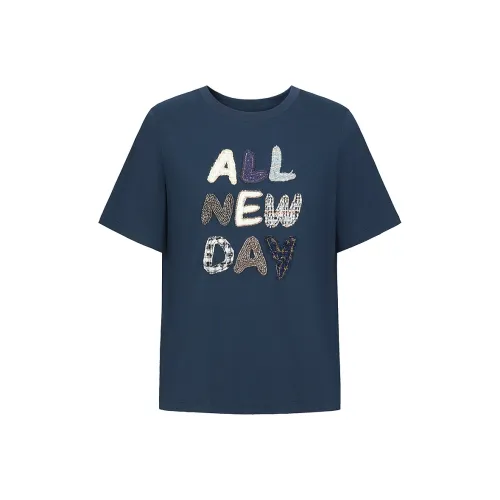 JZ. ANNAKRO T Shirts Women's Dark Blue