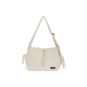 VAOPER Nylon Shoulder Bag, Crossbody Bag Women's Custard/Sea Salt Color