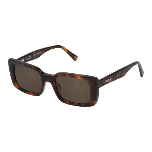 Sting Acetate Rectangular Sunglasses Unisex Tortoiseshell