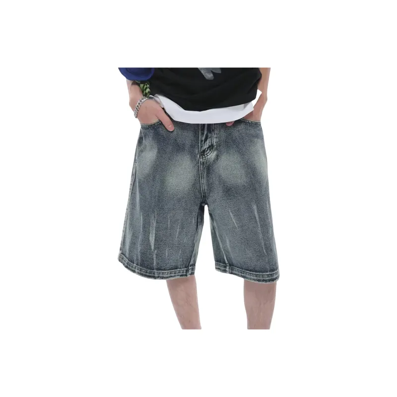 Weles Denim Shorts Unisex Blue-0