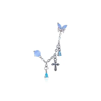 GUDS GAVE Zircon Earrings Unisex