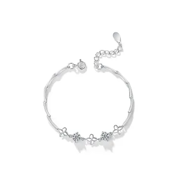 ALI THE FOX 925 Sterling Silver With Zircon Bracelets Women's