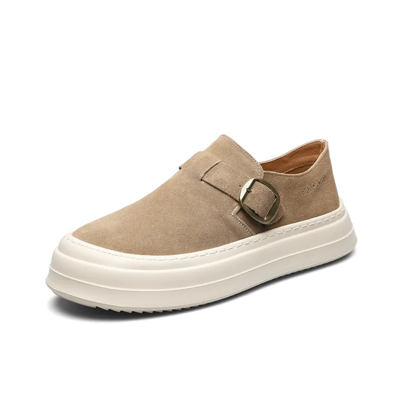 PARDASAUL Height Increasing Slip Resistant Low Top Casual Shoes Men's-5
