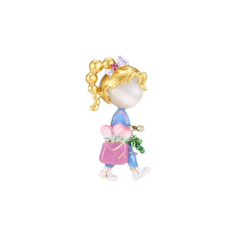 Yamaichi Maru Copper Brooches Women's-0