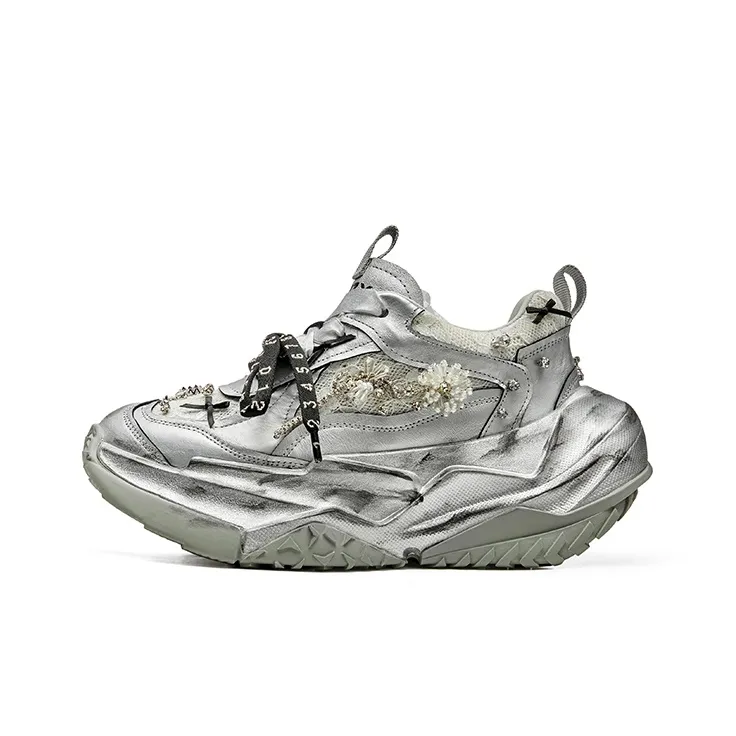 XMZY Arknights Series Twilight Saga Abrasion Resistant Height Increasing Low Top Chunky Sneakers Women's-5