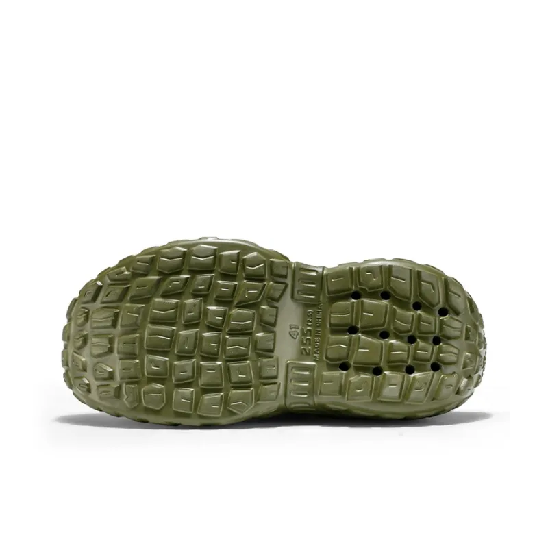 OUBT Lace Up Tire Sandal, Fashion Trend, Cut Out Breathable Clogs Unisex-24