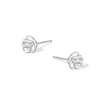 KUMET Sterling Silver Stud Earrings Women's