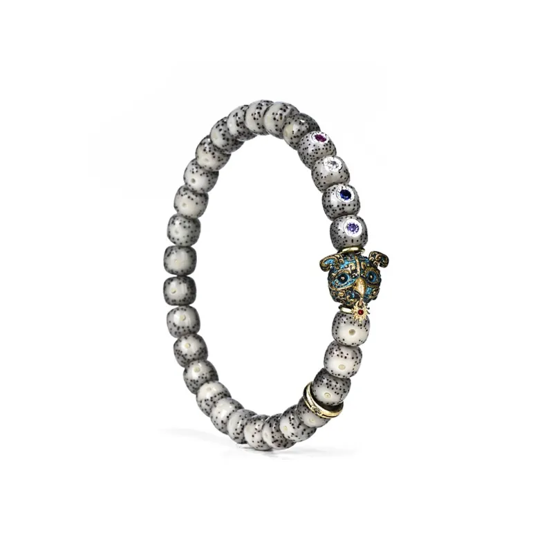 Yulan Wenwan Star Moon Bodhi Seeds Bracelets Unisex-2