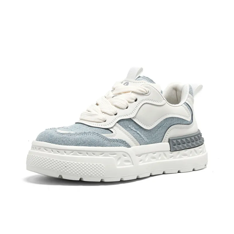 NAVIGARE Low Top Casual Shoes Men's White Blue-1