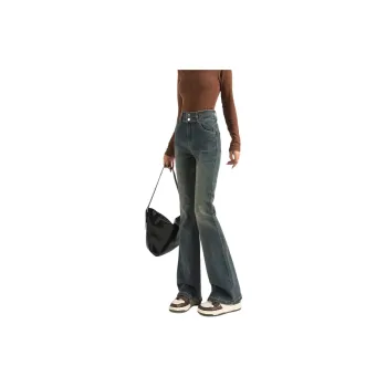 FAWENXIANGZI Jeans Women's Vintage Blue