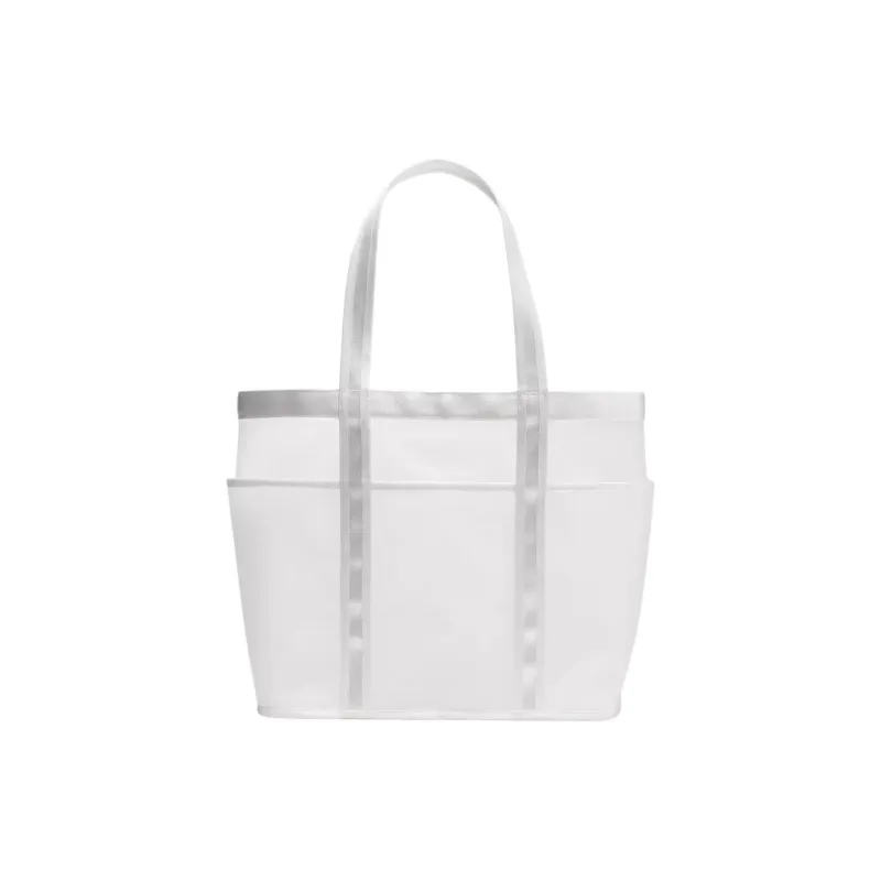 Lululemon Nylon Tote Bag, Shopping Bag, Handbag Unisex White-1
