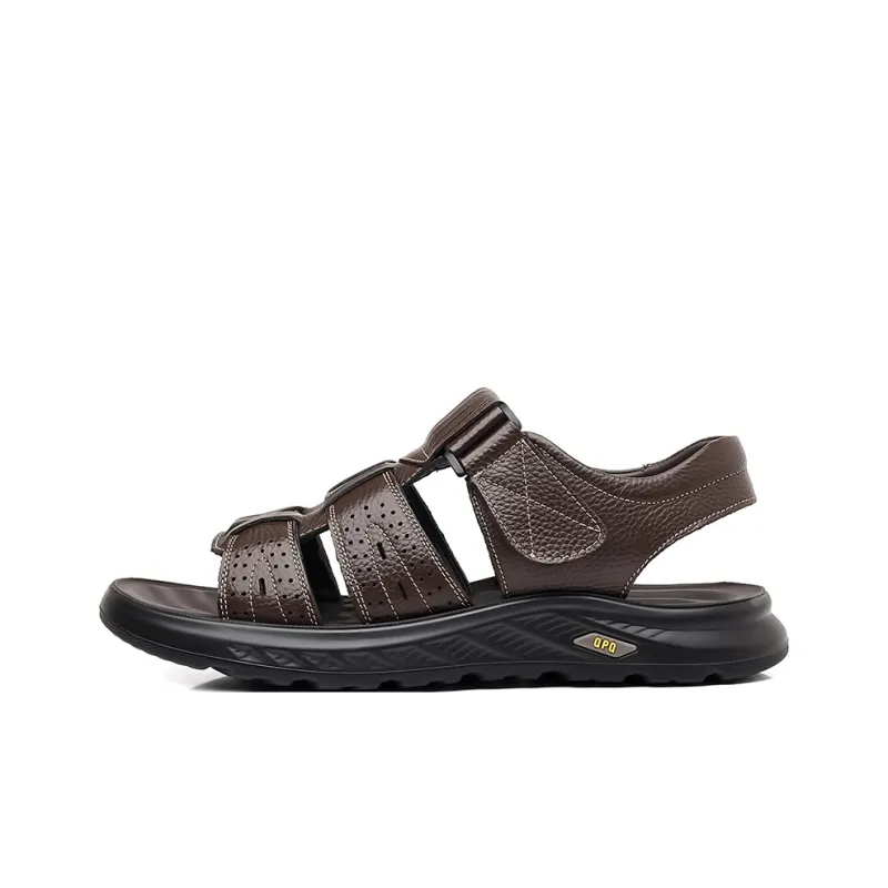Bindu Beach Sandals Men Gray/Brown-6