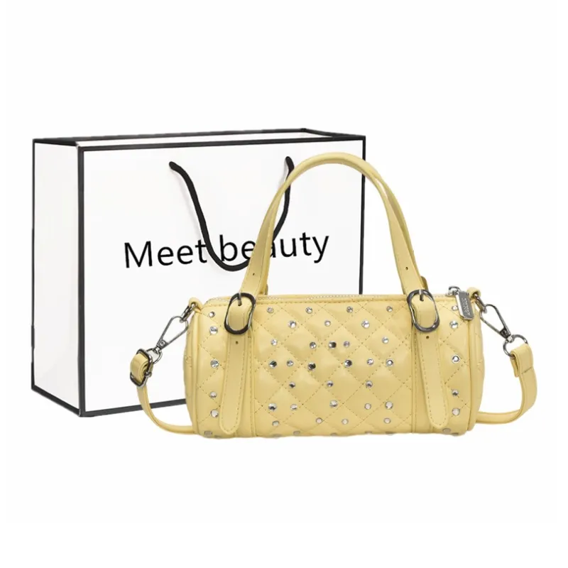 Fitchell PU Handbag Women's Yellow/Black/Pink/White-0