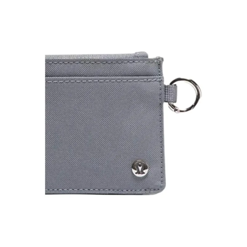 Lululemon Polyester Card Holder, Card Box Unisex Sun Gray-3