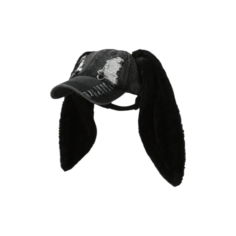 OXO OVERLOAD Denim Washed Graffiti Hip Hop Baseball Cap Women's-4