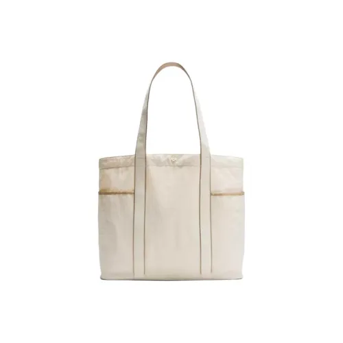 Lululemon Nylon Tote Bag, Shopping Bag, Shoulder Bag Unisex Ecru