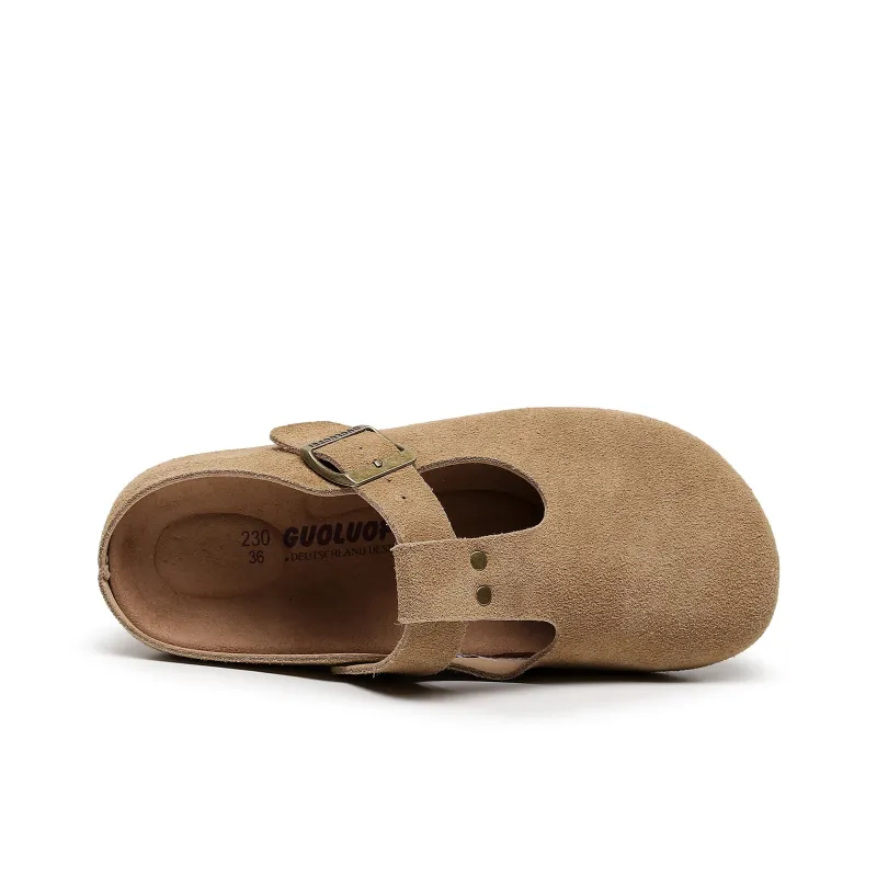 Golofi Rubber Sole Slip Resistant Closed Toe Slippers Women's-2