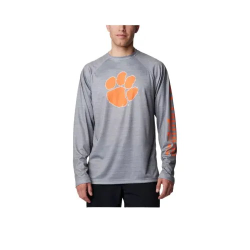 Columbia PFG Terminal Tackle T Shirt Men's Gray
