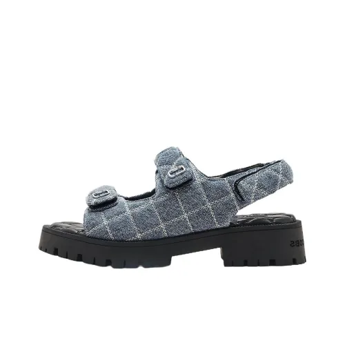 MARC JACOBS Sunny Sport Beach Sandals 4cm Women's Blue