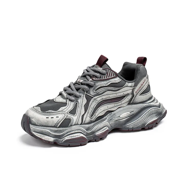 HACKBUTEER Low Top Chunky Sneakers Men's Box Included-2
