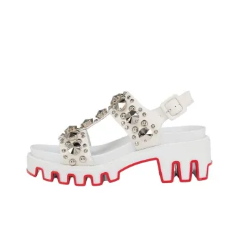 CL Duni Extazza One Strap Sandals Women's White