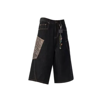 KOKO BASE Denim Shorts Unisex Black