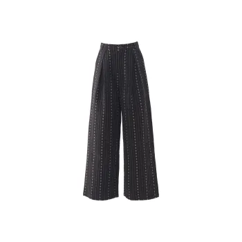 Wen Shan Casual Pants Women's Exhaust Coffee