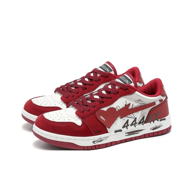 OUGLEMEN Thermal, Slip Resistant, And Abrasion Resistant Coverage Low Top Skateboard Shoes Unisex Box-3