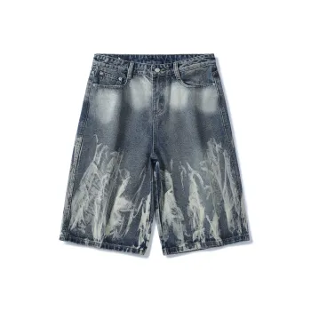 SANTASTIC Denim Shorts Men Blue