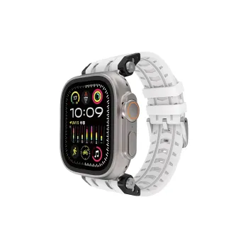 KVZUVUU Apple Compatibility Watch Band Silicone Material