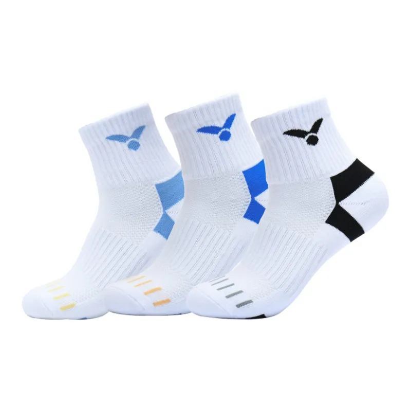VICTOR Mid Calf Socks Unisex 3 Pack-0