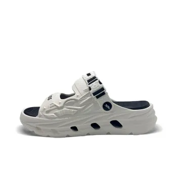 TRESPASS Quiet Slide Slippers Men's White