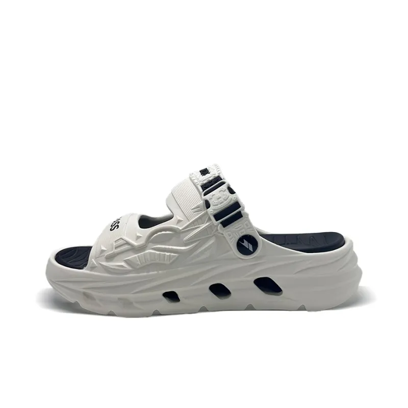 TRESPASS Quiet Slide Slippers Men's White-0
