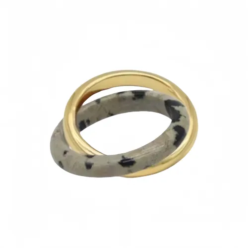 Barbie Copper Double Layer Ring Women's Unisex Gift Box Set