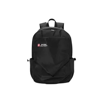 SWISS MILITARY Composite Material Backpack Unisex Black/Red/Navy Blue