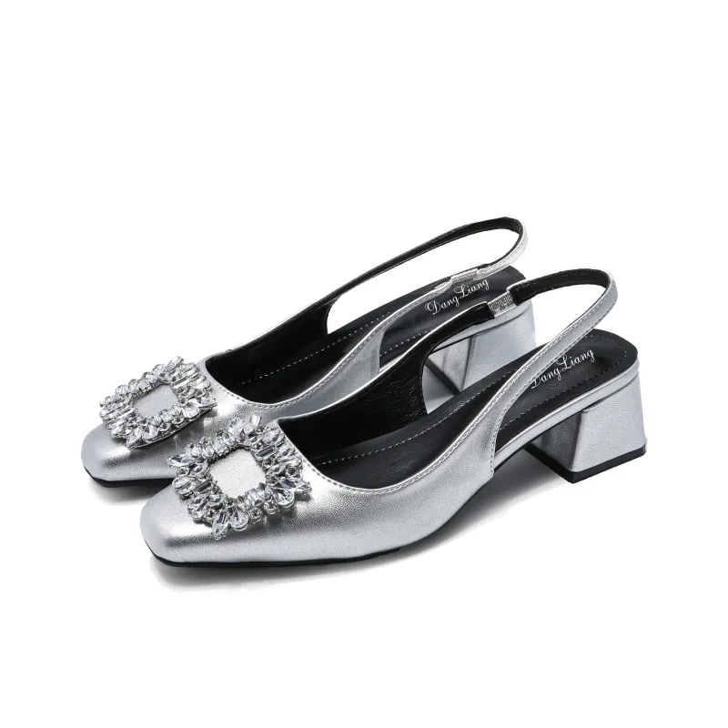 Be Good High Heels Chunky Heel Women's-6