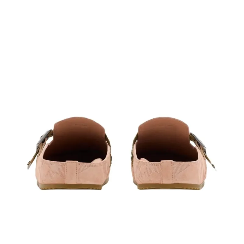 Burberry Closed Toe Slippers Women's Beige-4