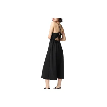 UNIQLO Slip Dresses Women's Black
