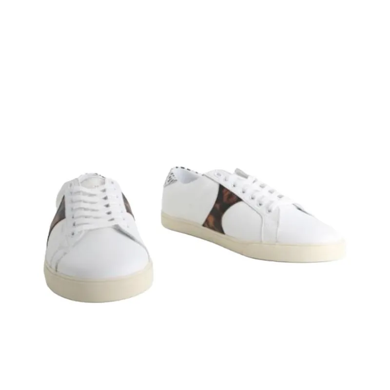CELINE Low Top Skateboard Shoes Men's White-3
