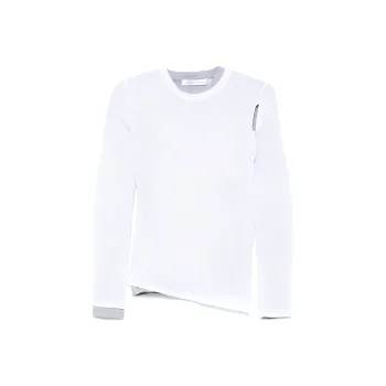 Christopher Esber Sheer Overlay Peephole T shirt