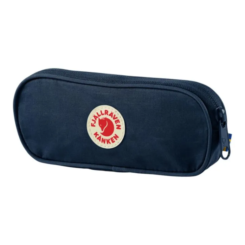 Fjallraven Kanken Polyester Pencil Case Travel Storage Bag Unisex Marine Blue-0