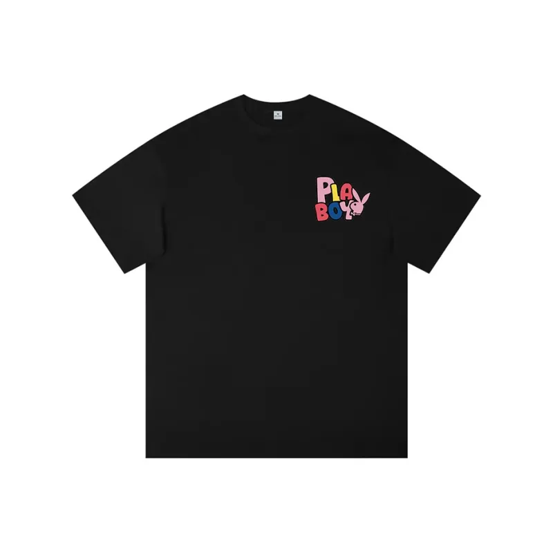 Playboy Short Sleeved T Shirt Unisex-5