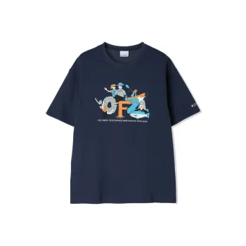 Columbia T Shirt Men's Navy Blue